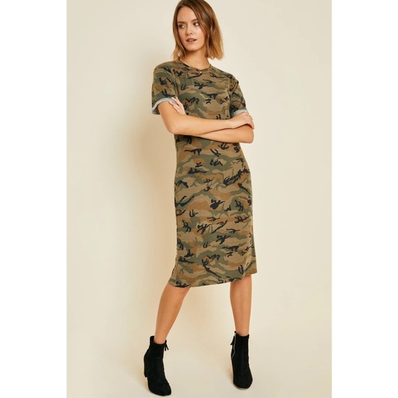 t shirt dress midi length